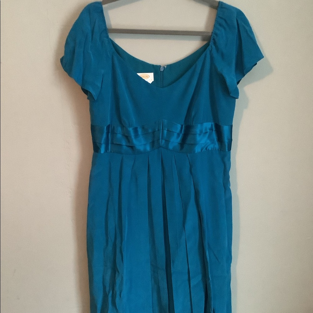 Talbots Pure Silk Mid Calf or Knee length dress